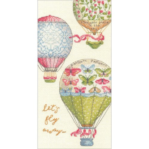 (image for) Gold Petites Let's Fly Away Counted Cross Stitch Kit